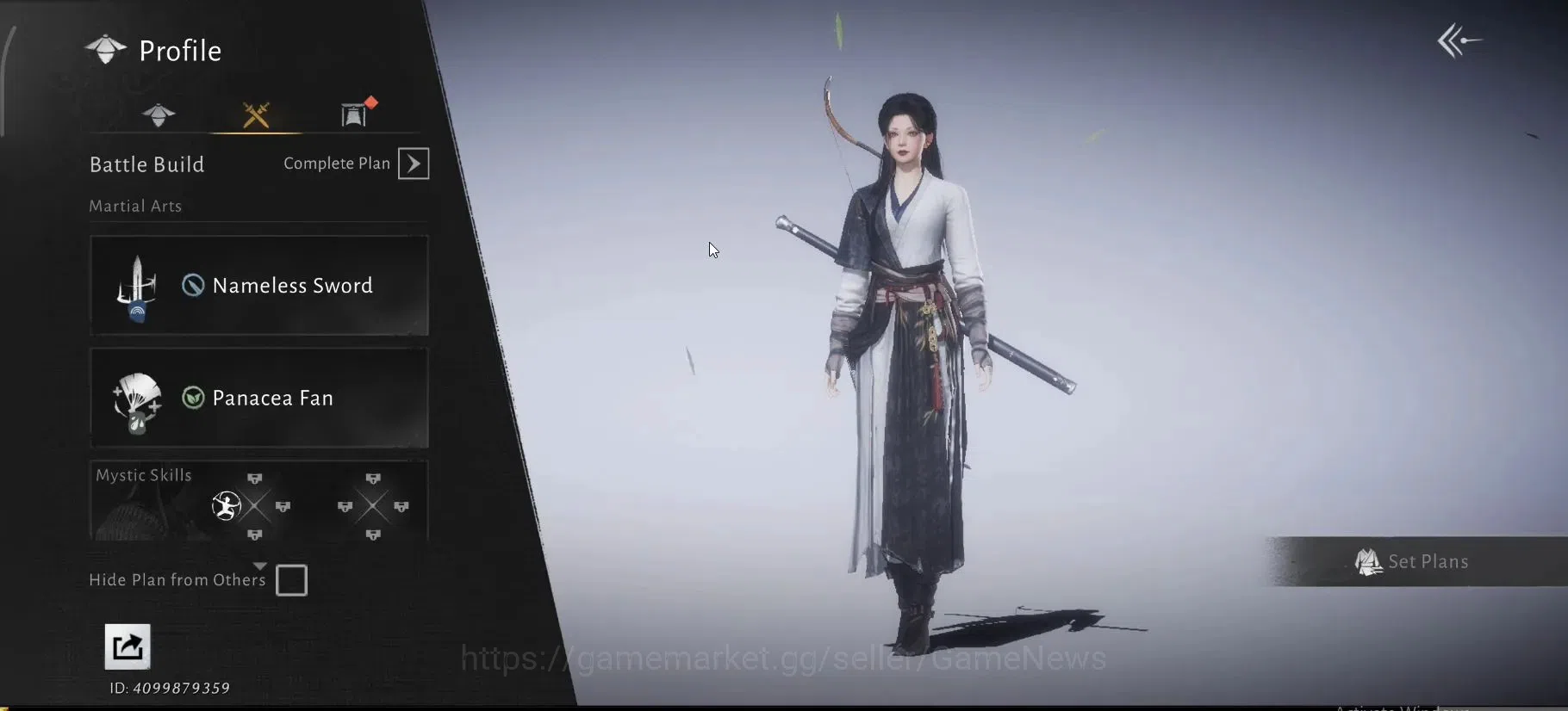 Where Winds Meet Accounts GLOBAL|Lv 5|GS 3676|1 Harmonic Core|Nameless Sword image 3