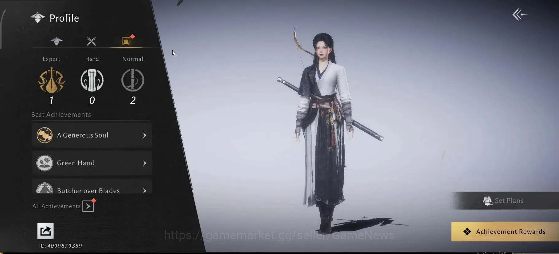 Where Winds Meet Accounts GLOBAL|Lv 5|GS 3676|1 Harmonic Core|Nameless Sword image 4
