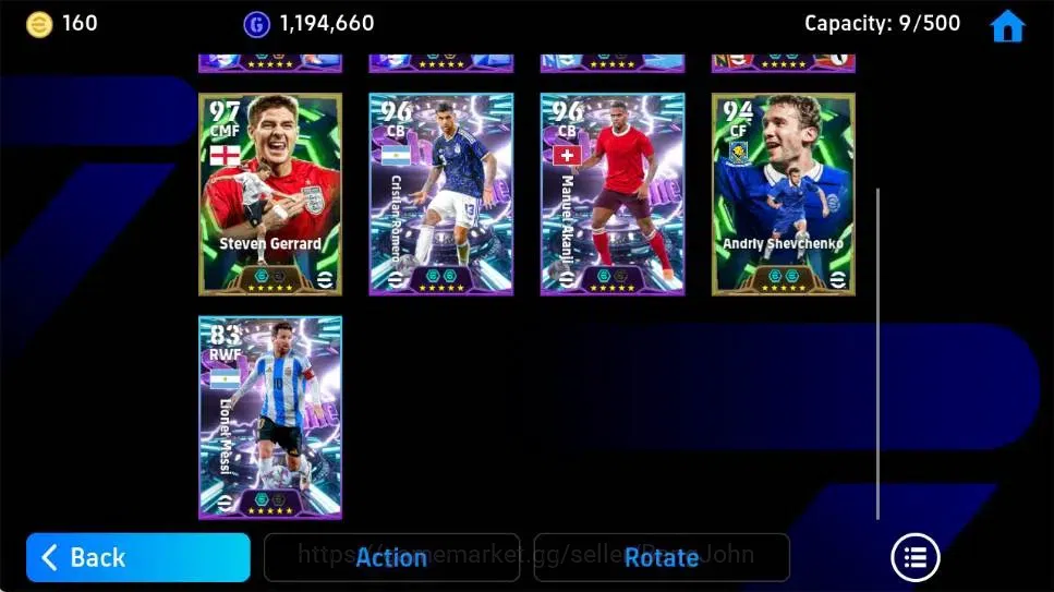 eFootball Accounts Others Mobile|PW 3085|Ousmane Dembele ShowT,Moisas Calcedo ShowT,Steven Gerrard Epic|2026|Check SS 4
