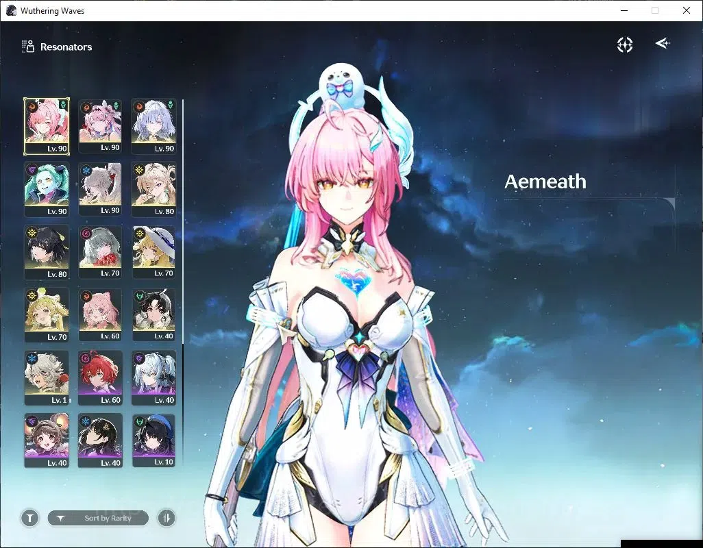 Wuthering Waves Accounts Others EU |UL 68|8 Limited| Lynae + Signature,Aemeath,Denia,Hiyuki,Mornye,Phrolova,Phoebe,Rebecca 1