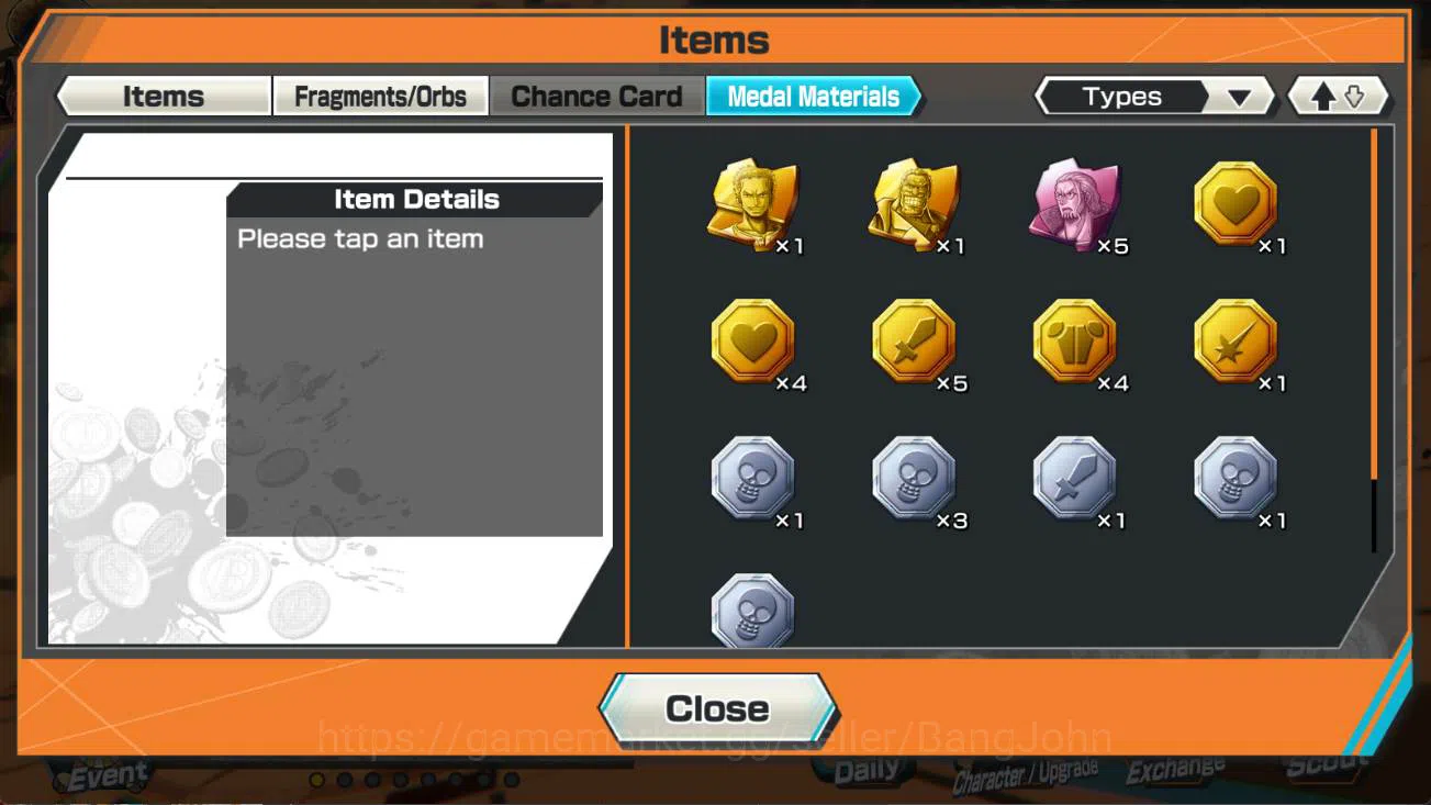 One Piece Bounty Rush Accounts Others GLOBAL | captain shanks, 30 million luffy, cake island jinbe, kuma n boney check ss 7