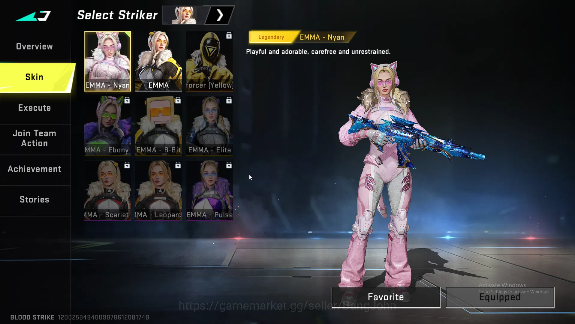 Blood Strike Accounts ASIA|Eternal AK47 | Collab MCX EVA | Ultra INP9,Or image 17