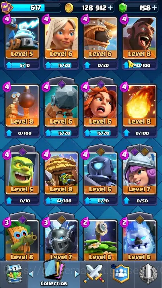 Clash Royale Accounts Lvl 617|KTL 10|Trophy 4357|Card 120|Limited Skin|1 image 14