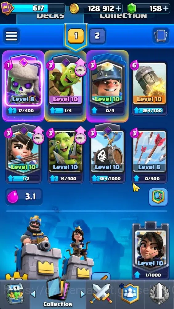Clash Royale Accounts Lvl 617|KTL 10|Trophy 4357|Card 120|Limited Skin|1 image 4