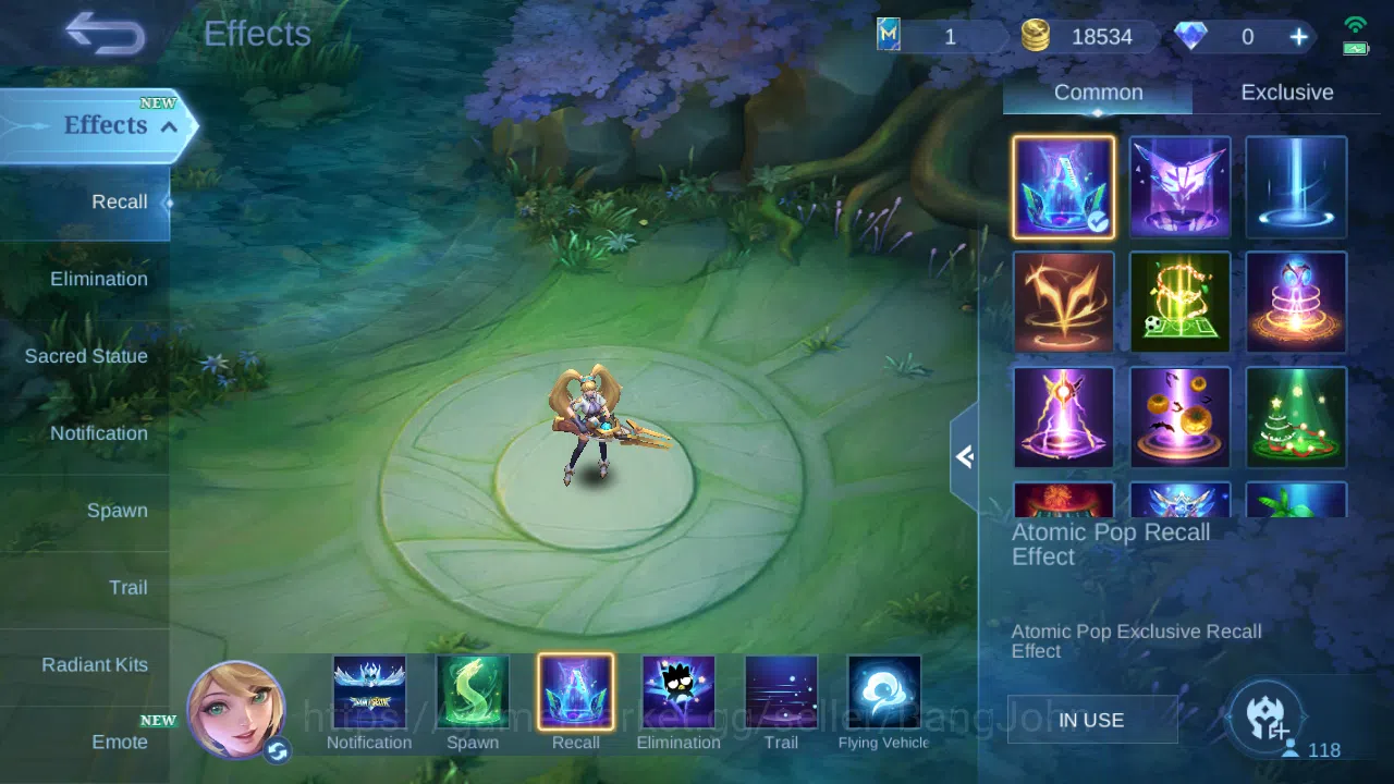 Mobile Legends: Bang Bang Accounts Hero 118 | Skin 190 | Glory | Zodiac Lancelot | Zo image 12