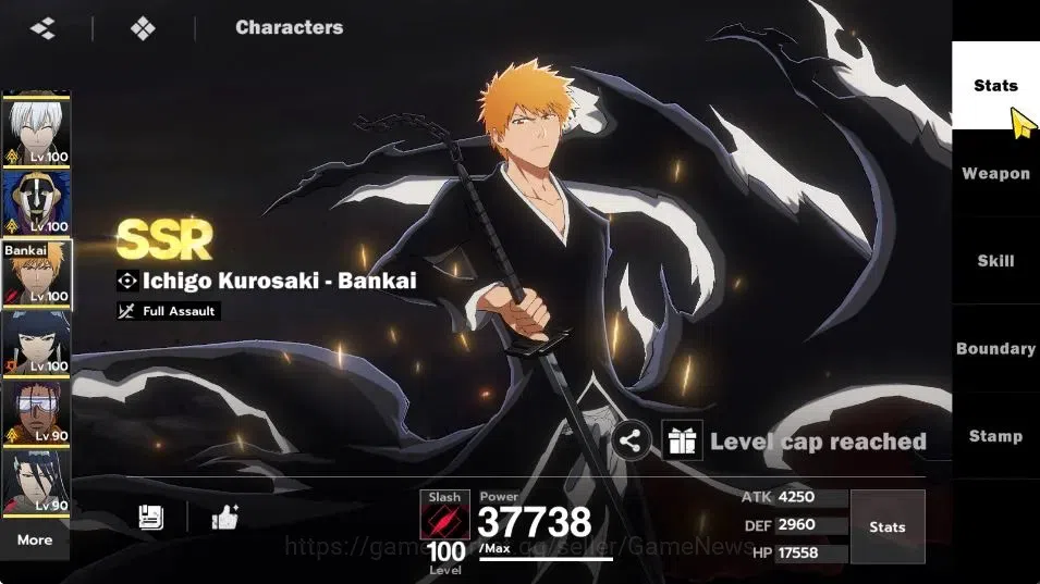 BLEACH: Soul Resonance Accounts NuverseSEA|LV 77|12 SSR [(AizenB6,Gin,Mayuri,Ichig image 20
