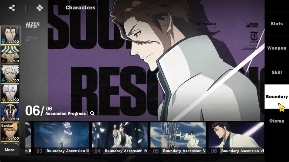 BLEACH: Soul Resonance Accounts NuverseSEA|LV 77|12 SSR [(AizenB6,Gin,Mayuri,Ichig image 5