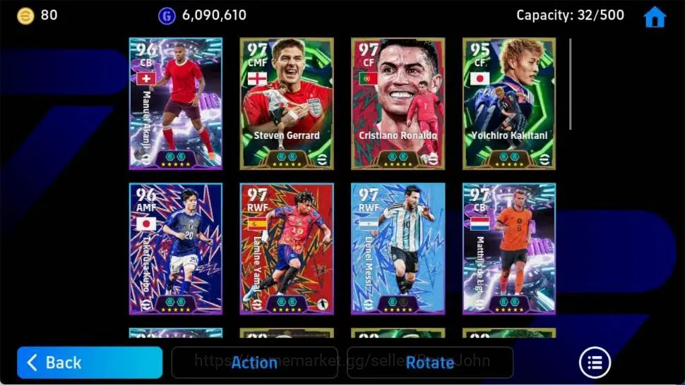 eFootball Accounts Mobile|PW 3204|Steven Gerrard Epic,Xabi Alonso Epi image 3