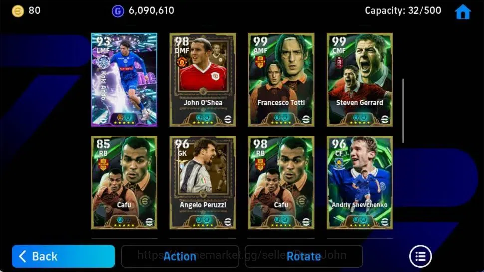 eFootball Accounts Mobile|PW 3204|Steven Gerrard Epic,Xabi Alonso Epi image 4