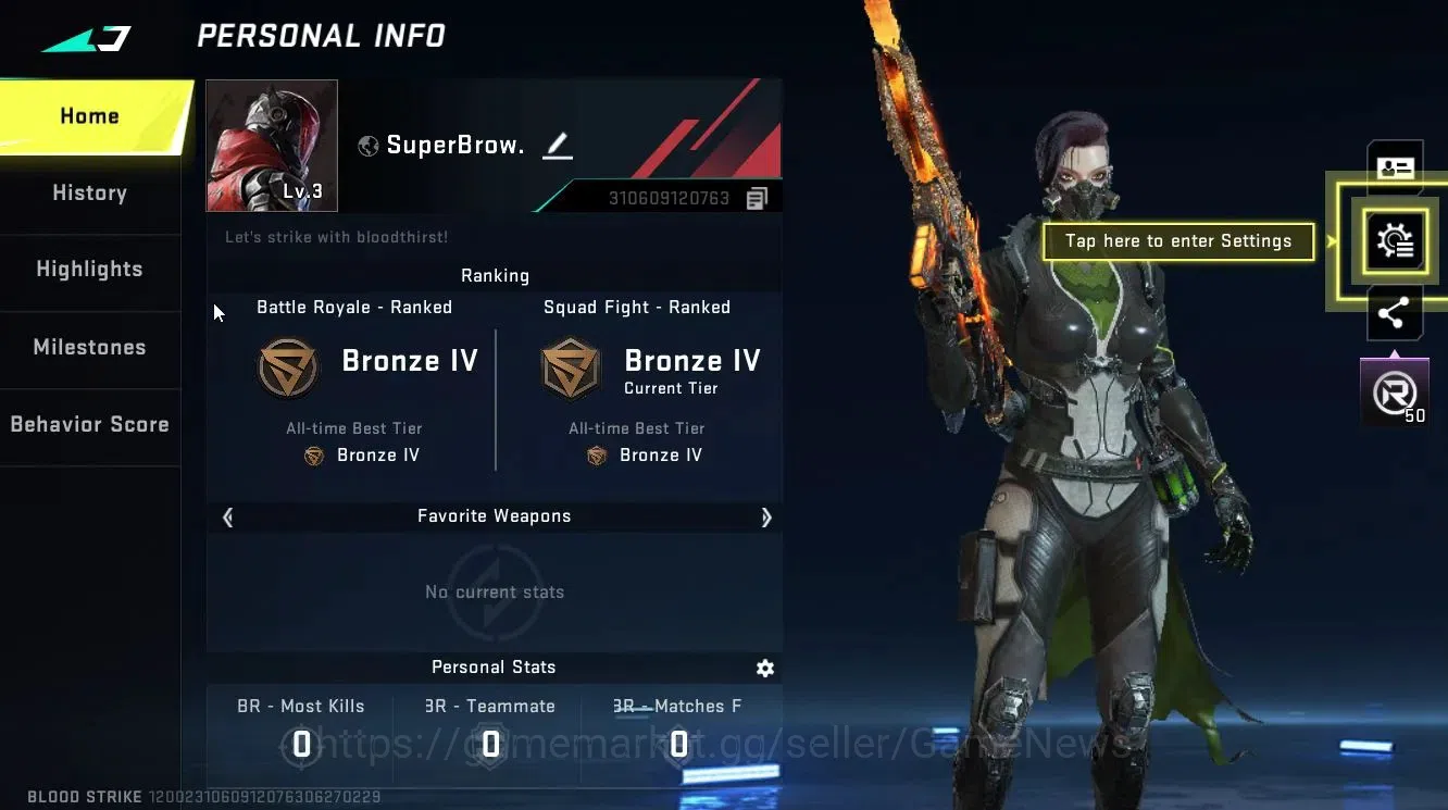 Blood Strike Accounts ASIA|ULTRA [INP-9-Dragon Wrath]|Legendary [M700-Bl image 2