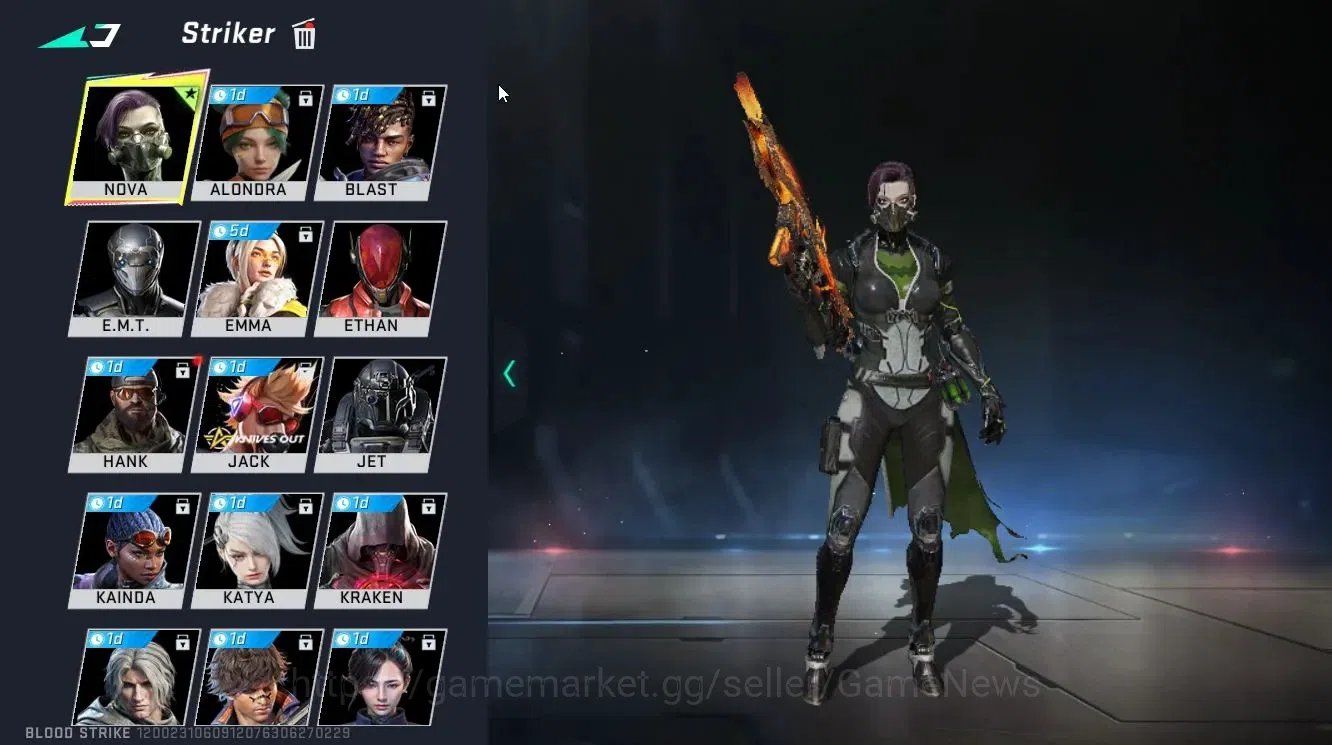 Blood Strike Accounts ASIA|ULTRA [INP-9-Dragon Wrath]|Legendary [M700-Bl image 3