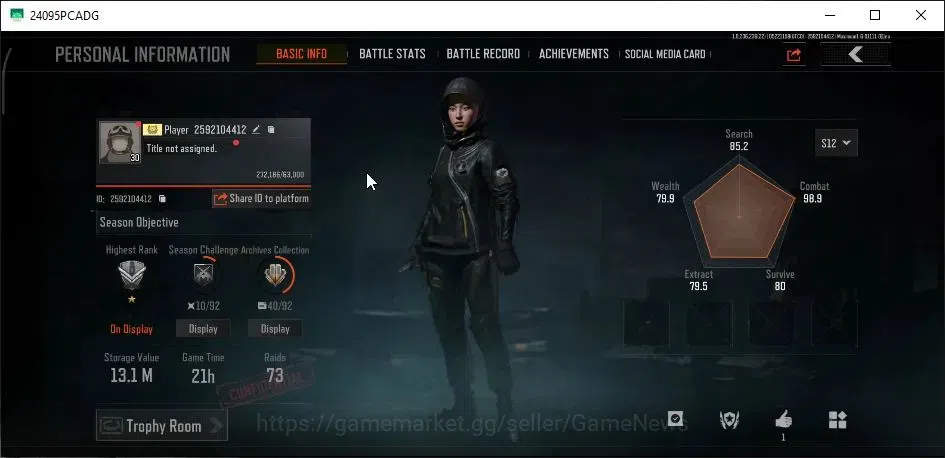 Arena Breakout Accounts MOBILE|Lv30|SV 13M|CV 8,8M|AK 12 GM, Vector 9 Abom image 2