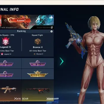 Blood Strike Accounts Collab Skin ASIA|Eternal Gun: MP7-Tidesong|2 Collab Gun|2 Collab Striker|2 Ultra Gun|4 Ultra Striker|1