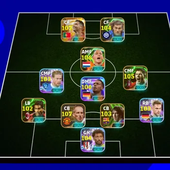eFootball Accounts Legends & Iconic Players COLECTIVE 3225+ | BIGTIME CHRISTIANO RONALDO x C VIERI x BLITZ E SNEIJDER x