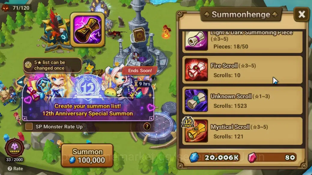 Summoners War: Sky Arena Accounts GLOBAL | NB 5 TESHAR,Starter Gacha 115 12Y+160 11Y image 3