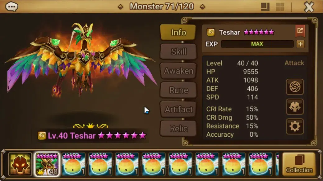 Summoners War: Sky Arena Accounts GLOBAL | NB 5 TESHAR,Starter Gacha 115 12Y+160 11Y image 4