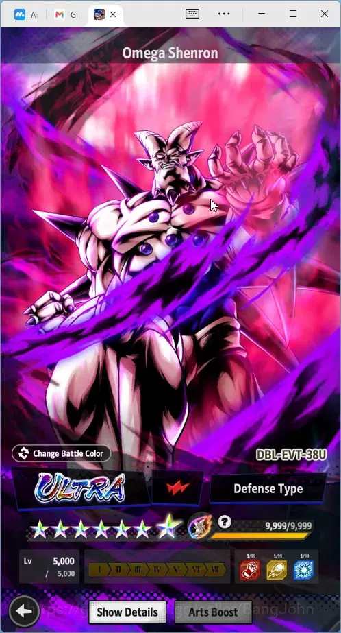 Dragon Ball Legends Accounts High-End Android | Lvl 171|167M Total Power|2.5K CC|2 LR|7 UL|LR Trunks&Gohan,SSG Shallet|UL 16