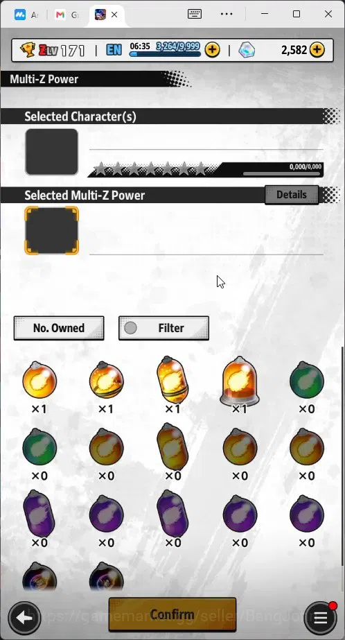 Dragon Ball Legends Accounts High-End Android | Lvl 171|167M Total Power|2.5K CC|2 LR|7 UL|LR Trunks&Gohan,SSG Shallet|UL 7