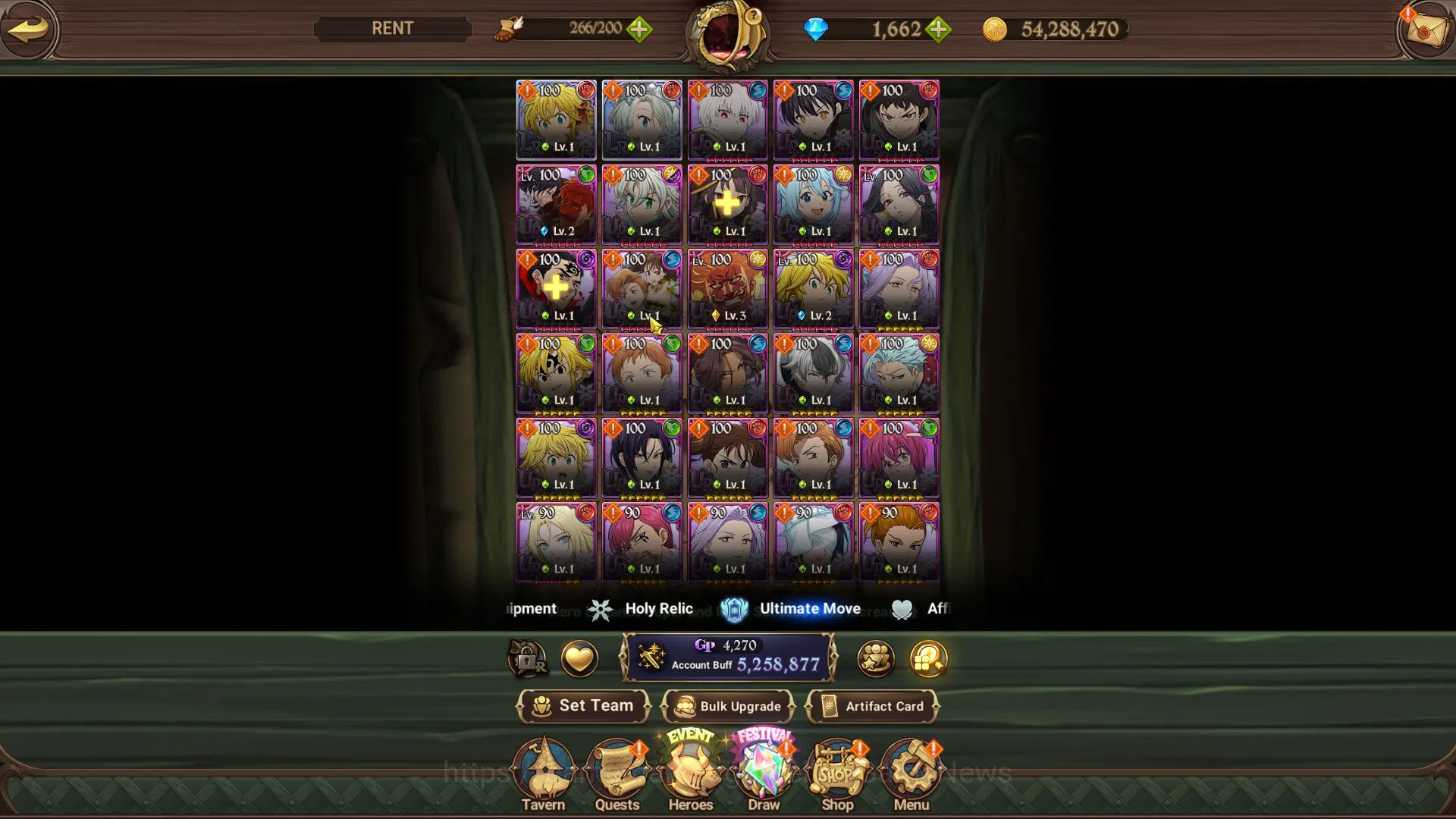 The Seven Deadly Sins: Grand Cross Accounts Global|5,2M CC|1662 DM|2 LR+8 UR+Collab FF,Blessin image 6