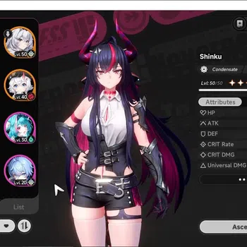 Neverness to Everness Accounts GLOBAL SEA|HL 33|7 S-Class 3 Limit([Nanally,Shinku,Hathor,Jiuyuan]+Sign,Hotori,Sakiri,Chiz|4k