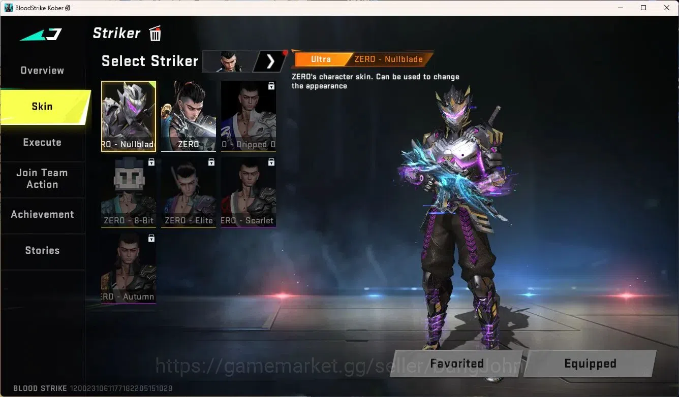 Blood Strike Accounts ASIA|ULTRA,M4A1,AUG,ZERO|5 SKIN LEGEN|MORE DETAIL  image 3