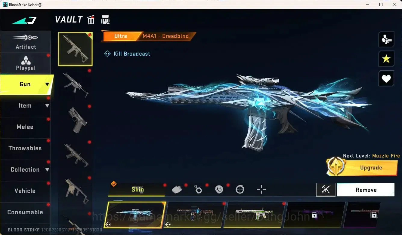 Blood Strike Accounts ASIA|ULTRA,M4A1,AUG,ZERO|5 SKIN LEGEN|MORE DETAIL  image 5