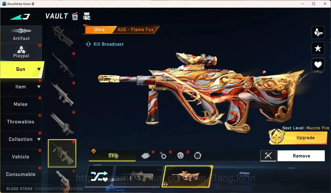 Blood Strike Accounts ASIA|ULTRA,M4A1,AUG,ZERO|5 SKIN LEGEN|MORE DETAIL  image 6