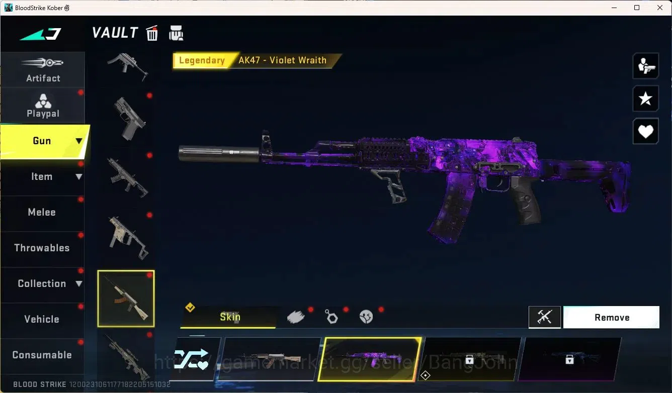 Blood Strike Accounts ASIA|ULTRA,M4A1,AUG,ZERO|5 SKIN LEGEN|MORE DETAIL  image 7