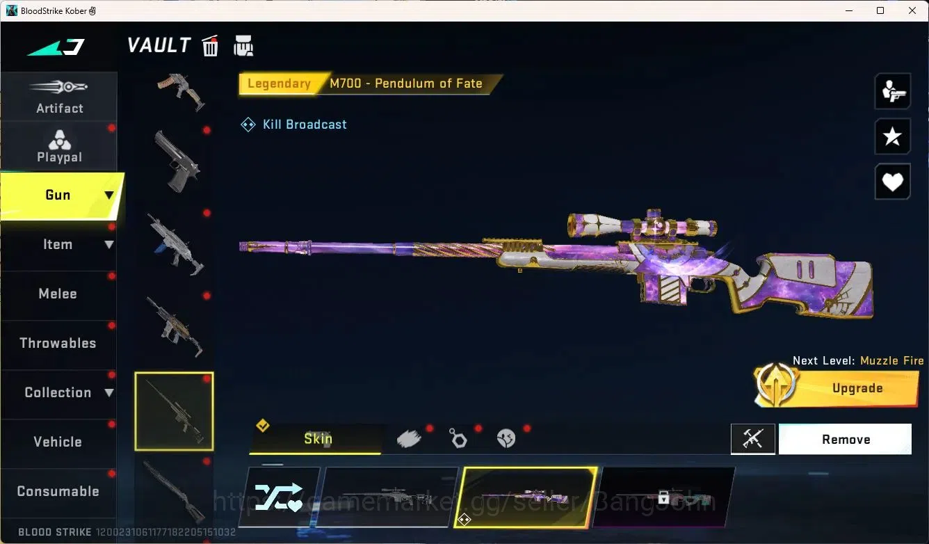 Blood Strike Accounts ASIA|ULTRA,M4A1,AUG,ZERO|5 SKIN LEGEN|MORE DETAIL  image 9