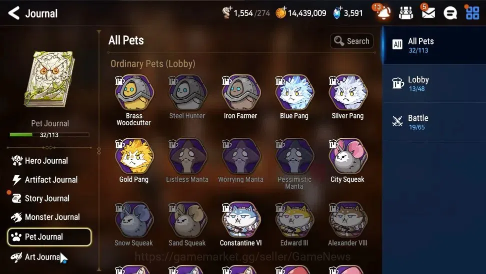 Epic Seven Accounts Starter GLOBAL Unverif|5 ML[BArunka,NM Luna,SP Politis,SE Celine,AVildred]+Zahhak,TA Coli,Ran|PoH 11