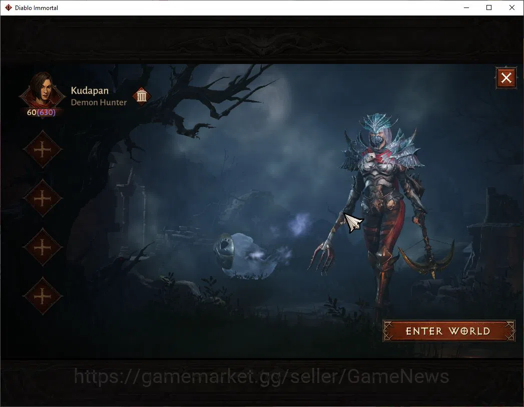 Diablo Immortal Accounts EU - Sescheron|Lv60(630)|Demon Hunter|35k CR|Reso image 1