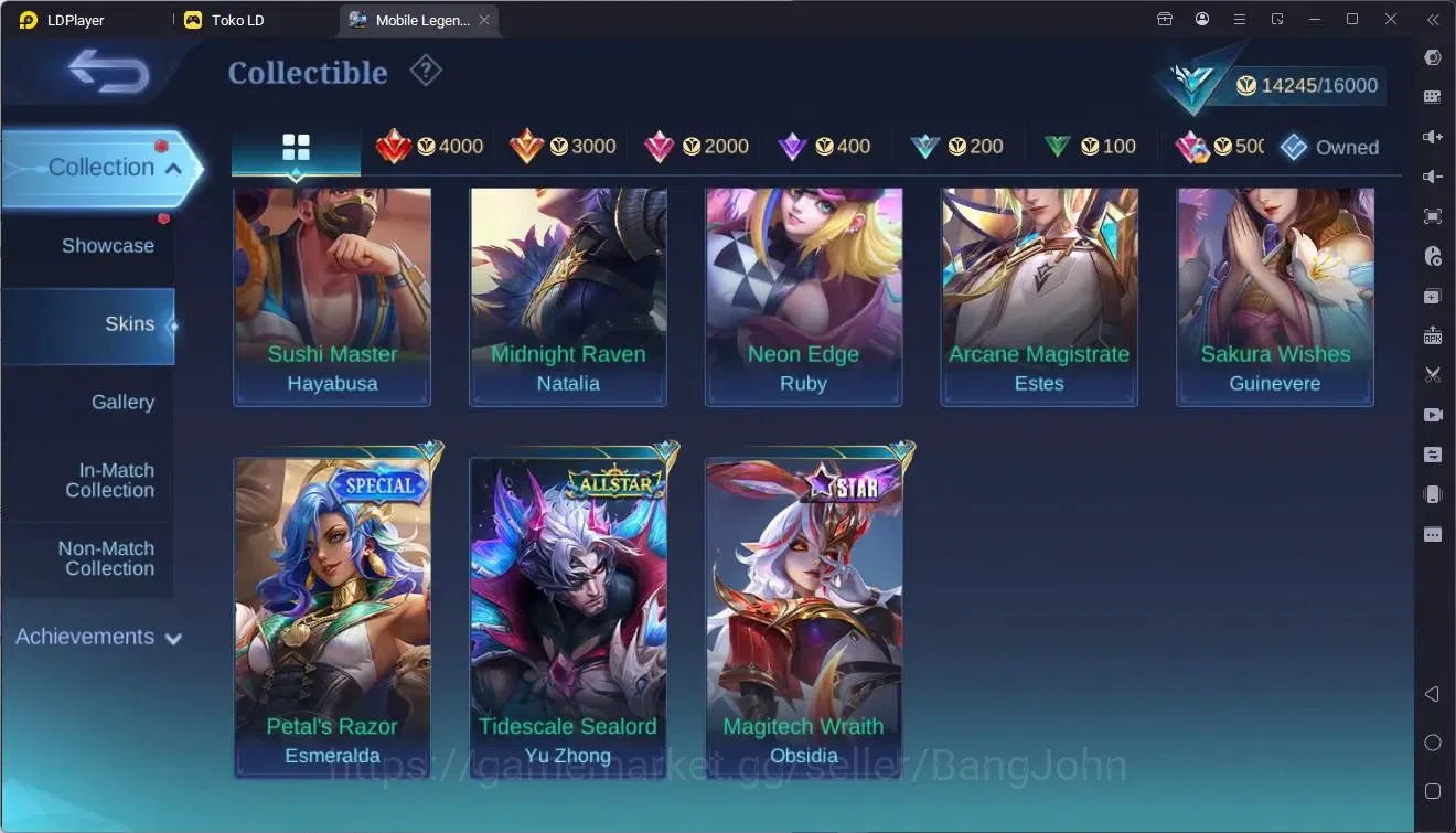 Mobile Legends: Bang Bang Accounts Global|Hero 51|Skin 65|Seasoned|KOF Karina|Meowkin image 11