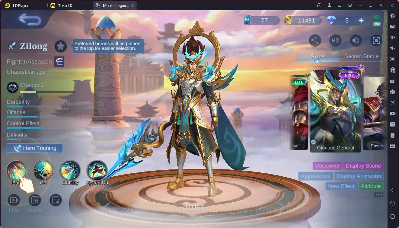 Mobile Legends: Bang Bang Accounts Global|Hero 51|Skin 65|Seasoned|KOF Karina|Meowkin image 18