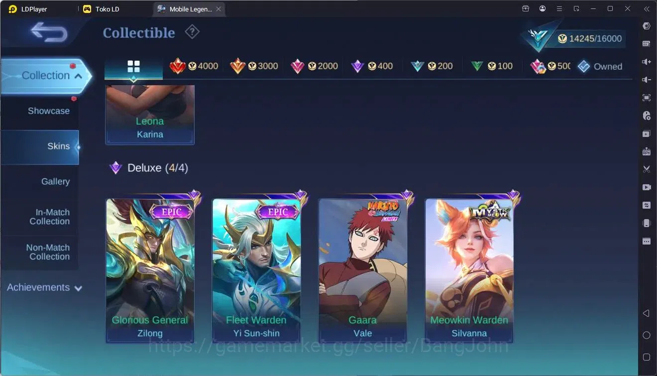 Mobile Legends: Bang Bang Accounts Global|Hero 51|Skin 65|Seasoned|KOF Karina|Meowkin image 8