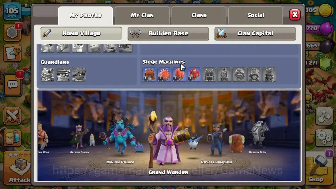 Clash of Clans Accounts TH14-BH7|LV105|HH7|BK45,AQ50,GW20,MP21,RC14|BM 8|L image 4