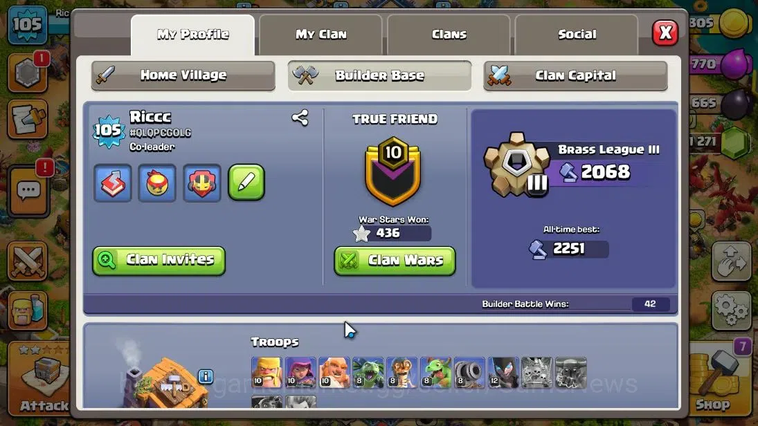 Clash of Clans Accounts TH14-BH7|LV105|HH7|BK45,AQ50,GW20,MP21,RC14|BM 8|L image 5