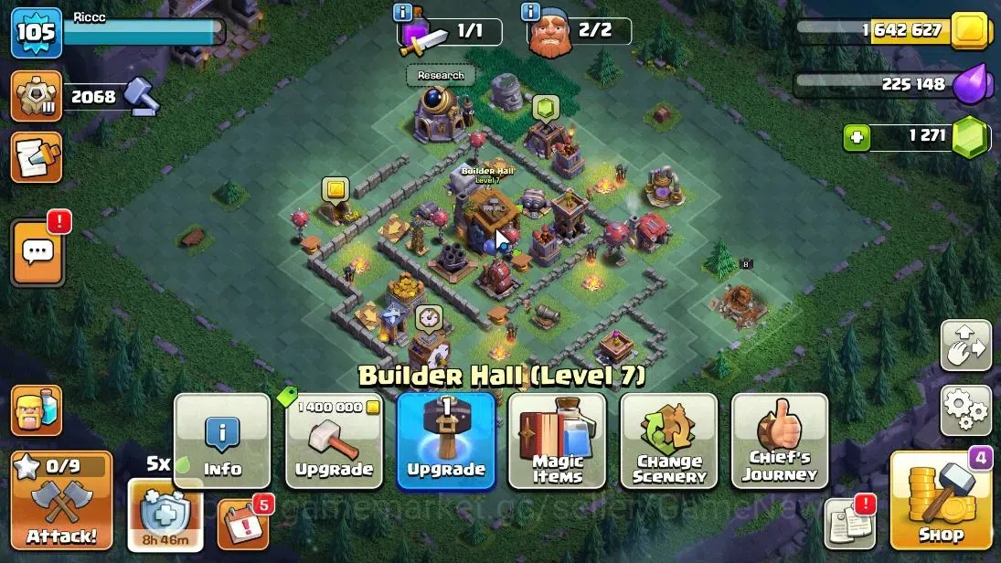 Clash of Clans Accounts TH14-BH7|LV105|HH7|BK45,AQ50,GW20,MP21,RC14|BM 8|L image 7