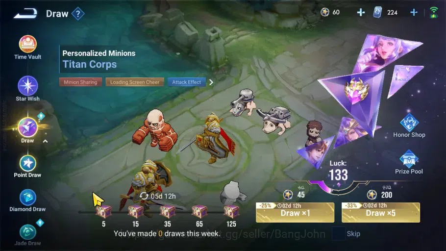 Honor of Kings Accounts GLOBAL |112HR|146SK|Blessed Ukyo|Sanxingdui HuoYi, image 14