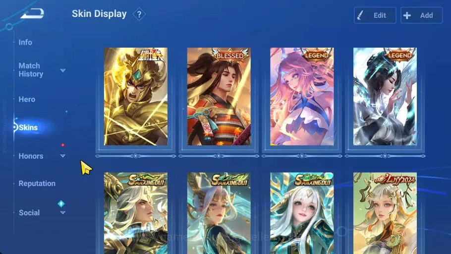 Honor of Kings Accounts GLOBAL |112HR|146SK|Blessed Ukyo|Sanxingdui HuoYi, image 18