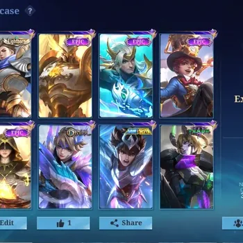 Mobile Legends: Bang Bang Accounts Collector Global|Skin 118|Expert|Lightborn Alucard|9thPlace Fanny|Epic YiSunShin Lunox