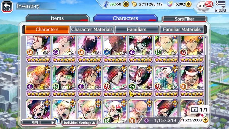 Bleach: Brave Souls Accounts Mid-Tier [GLOBAL]45K Orb|Rukia 10th Anniv,TYBW26(Uryu,Ichigo),Byakuya 8