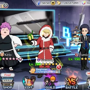 Bleach: Brave Souls Accounts Mid-Tier Global | 10K BP+10K Orb|Mid Story|Gremmy Xmas24|Kirio TYBW|Yumichika TMV|Check SS