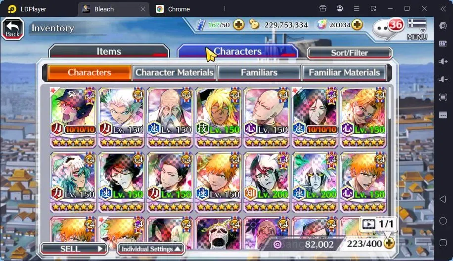 Bleach: Brave Souls Accounts Starter GLOBAL |20K ORB+freshStory|Ichigo DreamTeam,YachiruTYBW23,Rangiku 16