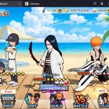 Bleach: Brave Souls Accounts Starter GLOBAL |20K ORB+freshStory|Ichigo DreamTeam,YachiruTYBW23,Rangiku