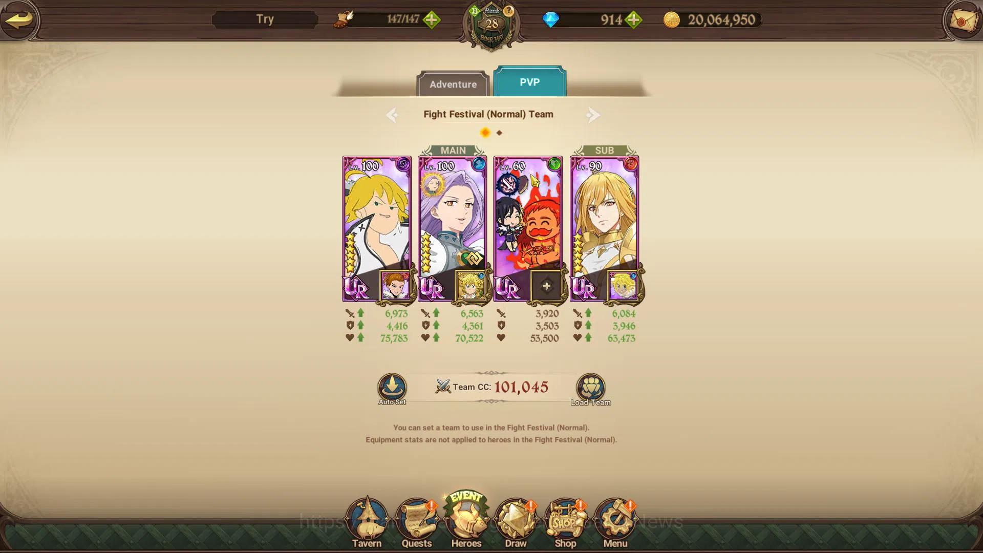 The Seven Deadly Sins: Grand Cross Accounts Starter Asia|712K CC|Starter Ch4|914 DM|2 UR| Merlin&Escanor, Demon King 6