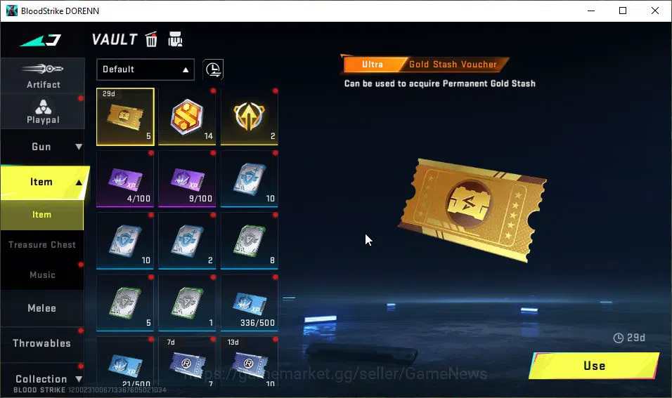 Blood Strike Accounts ASIA|Melee ULTRA One-Handed Axe|20 ULTRA[VOLT,M4A1 image 12