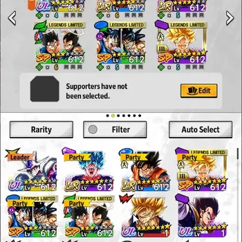 Dragon Ball Legends Accounts High-End Android|Lv.150|5M Total Power|10 CC|4 UL|2 LR|UL Omega Shenron,Vegeta,SS Goku,Etc|LR