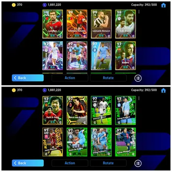 eFootball Accounts Legends & Iconic Players Luís Figo 107➤Christiano Ronaldo 107➤Leonardo Bonucci 105➤Xabi Alonso 103➤Dean