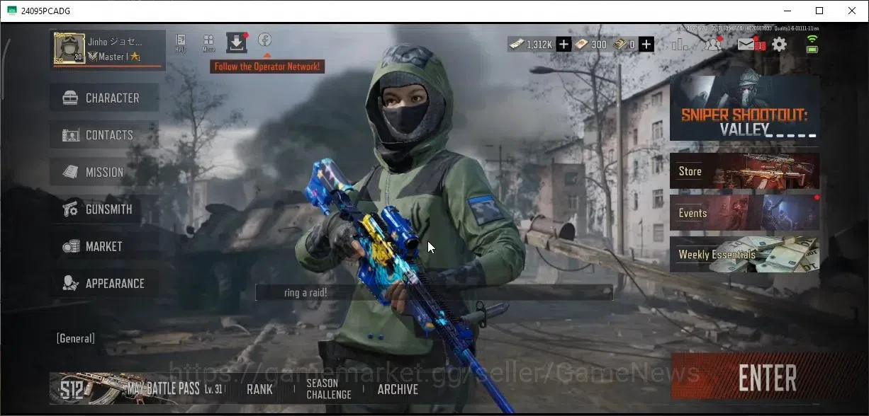 Arena Breakout Accounts MOBILE Lv30|SV 36,8M|CV 18M|B AN-94|SS AKM,CB FAL, image 1