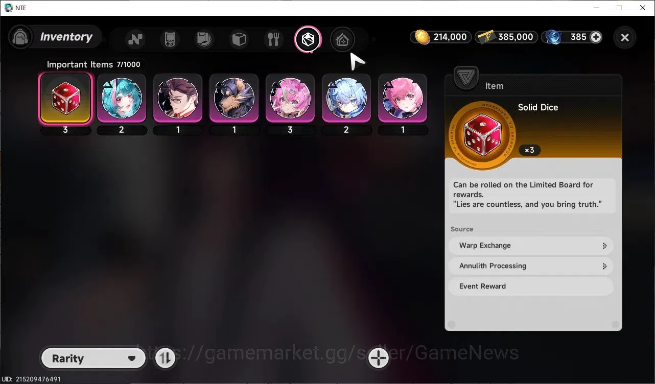 Neverness to Everness Accounts Global SEA|HL 3|2 S-Class 1 Limited [Shinku],Sakiri|2 Selector Box|Overcast&Tomato 14